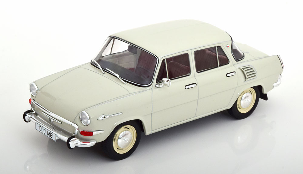 Skoda 1000 MB 1964-1969 Grey White 1-18 MCG Models