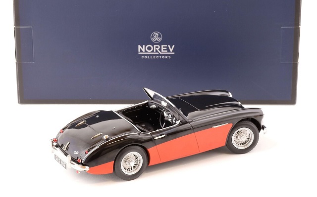 Austin Healey 3000 MKII 1961 Black/ Red 1-18 Norev Limited 200 Pieces