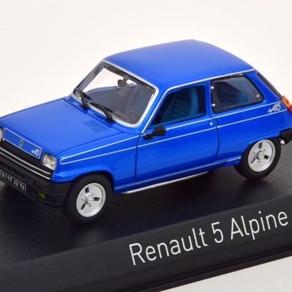 Renault 5 Alpine 1977 Blauw 1-43 Norev