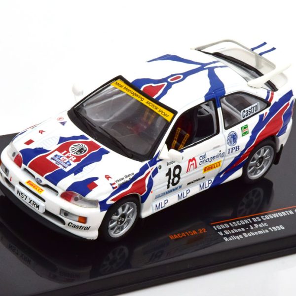 Ford Escort RS Cosworth No.18, Rally Bohemia 1996 Blahna/Pelc 1-43 Ixo Models