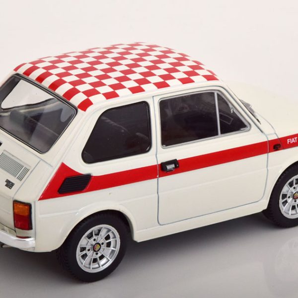 Fiat 126 "Abarth Look" 1977-1984 Rood / Wit 1-18 MCG Models