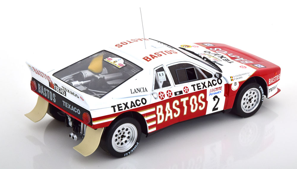 Lancia 037 Rally No.2, Rally Ypres 1985 "Bastos" Snijers/Colebunders 1-18 Ixo Models