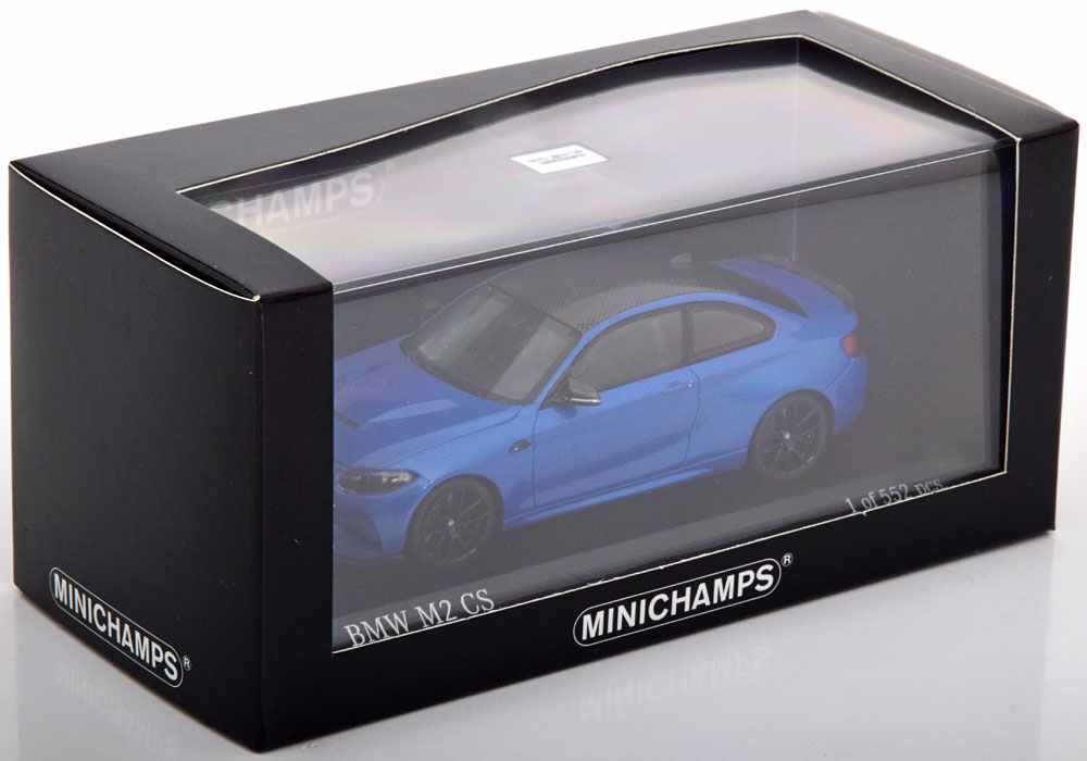 BMW M2 CS 2020 Blauw Metallic 1-43 Minichamps Limited 532 Pieces