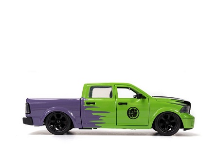 Dodge Ram 1500 2014 & Hulk "Marvel Avengers" 1-24 Jada-Toys