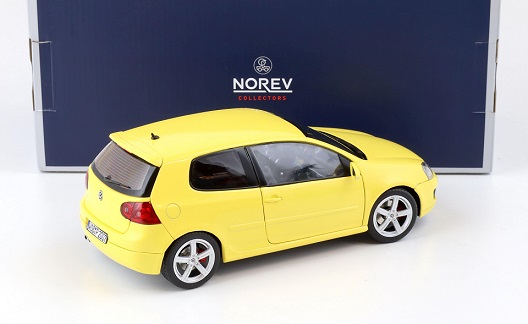 Volkswagen Golf V GTI 2007 "Pirelli Edition" Yellow 1-18 Norev Limited 1000 Pieces