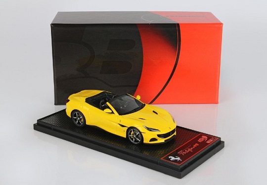 Ferrari Portofino M Spider 2020 Giallo Modena Yellow 1-43 BBR-Models Limited 48 Pieces