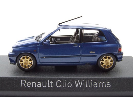 Renault Clio "Williams" 1996 Blauw Metallic 1-43 Norev