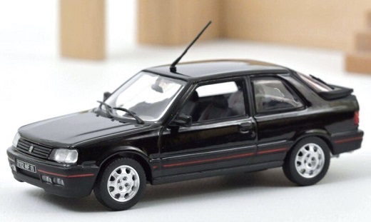 Peugeot 309 GTI 1987 Zwart 1/43 Norev