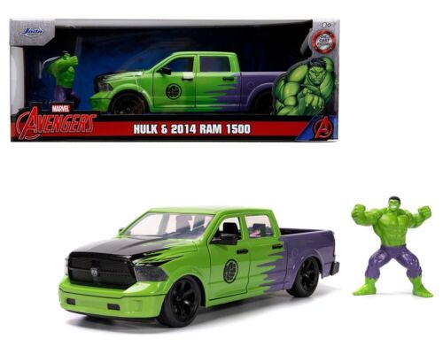 Dodge Ram 1500 2014 & Hulk "Marvel Avengers" 1-24 Jada-Toys