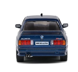 BMW E30 Alpina B6 3.5S 1989 Blauw 1-43 Solido