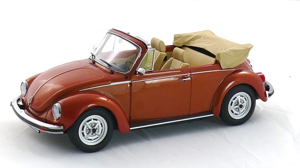 Volkswagen Kever 1303 Cabriolet 1976 Bruin Metallic 1:18 Norev Limited 1000 Pieces