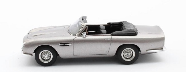 Aston Martin DB6 Volante Open 1968 Grijs Metallic 1-43 Matrix Scale Models (Resin)