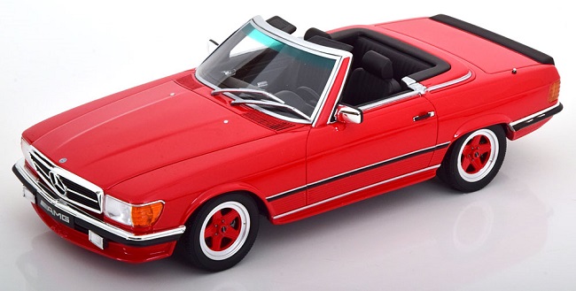 Mercedes-Benz 500SL AMG (R107) Roadster 1986 Rood 1-18 Ottomobile Limited 2000 Pieces