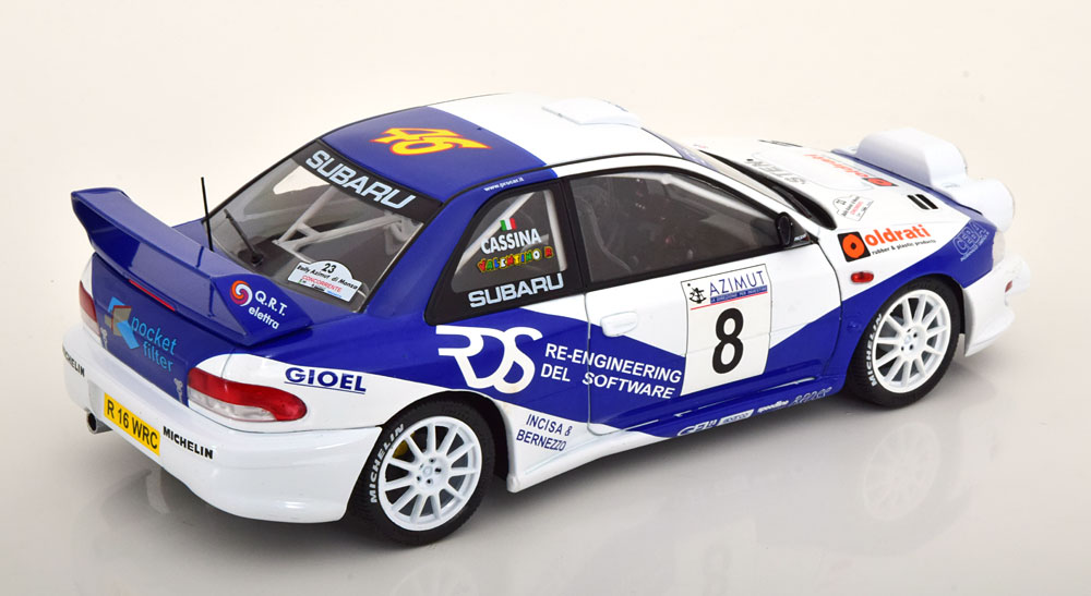 Subaru Impreza S5 WRC No.8, Rally Azimut di Monza 2000 V.Rossi / C.Cassina 1-18 Solido