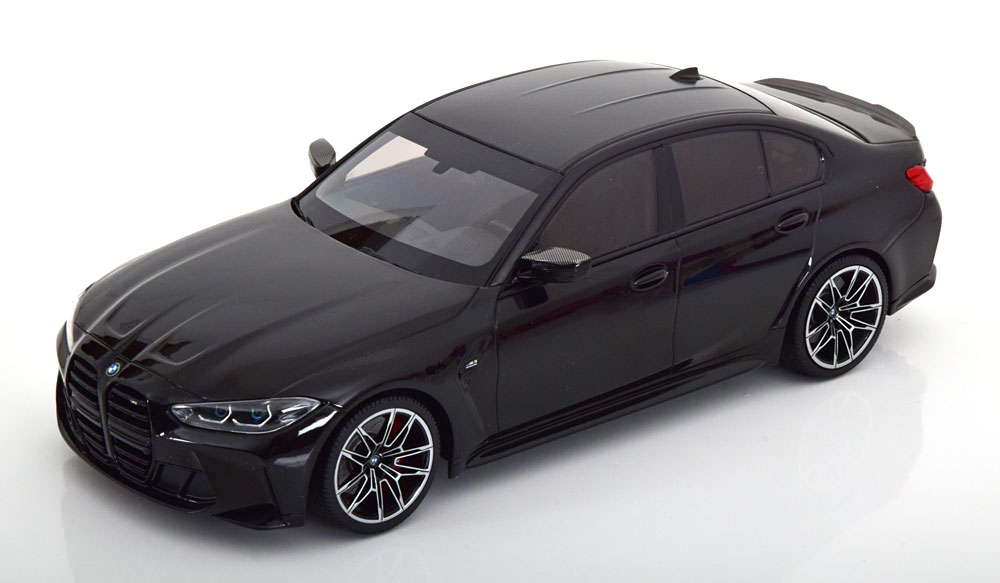 BMW M3 Limousine 2020 Zwart Metallic 1-18 Minichamps Limited 732 Pieces