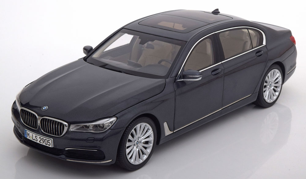BMW 7-Series 750Li XDrive G12 Long Version 2016 1-18 Sophisto Grey Metallic Paragon