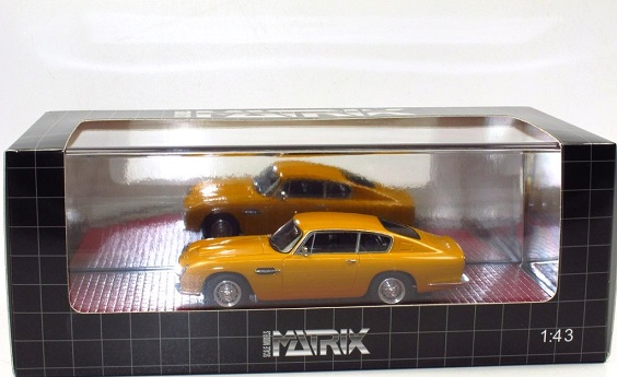 Aston Martin DB6 Vantage 1965 Oranjegeel 1/43 Matrix Scale Models (Resin)