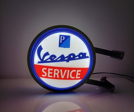 Wand Lamp (Led) “Vespa Service” Diameter 30 cm