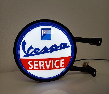 Wand Lamp (Led) “Vespa Service” Diameter 30 cm