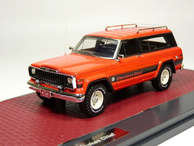 Jeep Cherokee 1980 "Chief" Rood 1-43 Matrix Scale Models (resin)