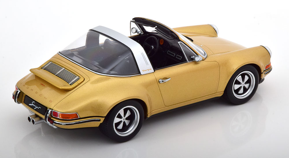 Porsche 911 Targa "Singer" Goud Metallic 1-18 KK-Scale