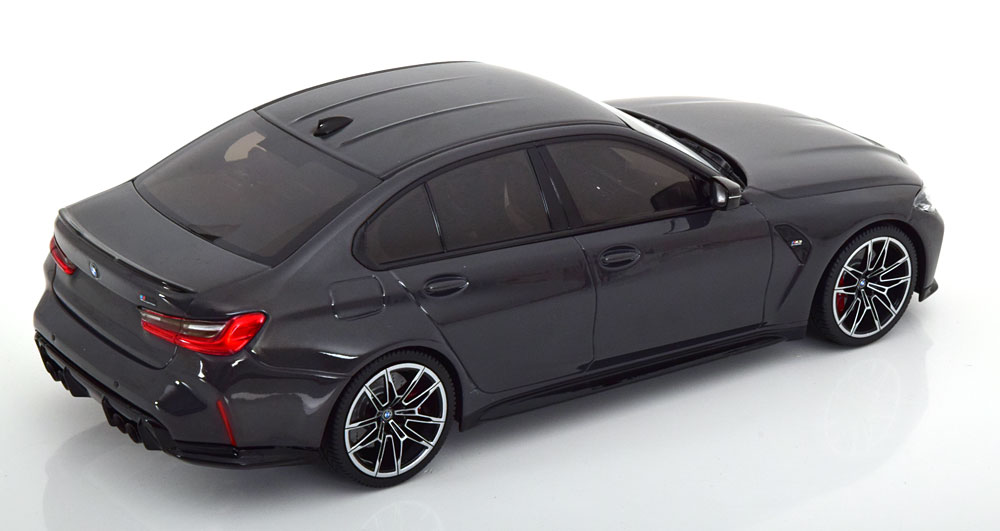 BMW M3 Limousine 2020 Grijs Metallic 1-18 Minichamps