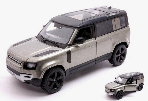 Land Rover Defender 110 2022 Groen Metallic 1:24 Burago