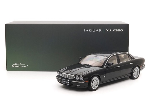 Jaguar XJ6 (X350) 2003 Ebony Black 1-18 Almost Real