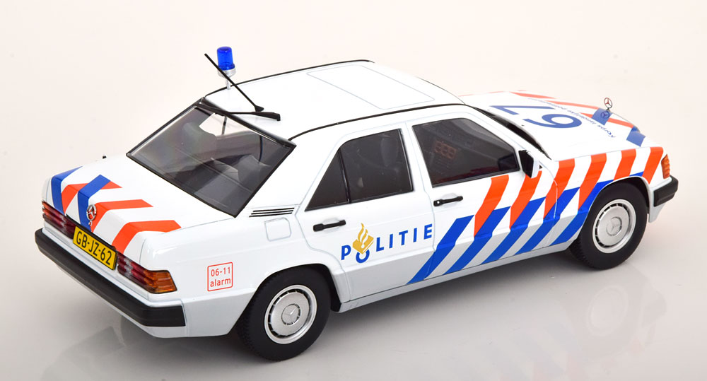 Mercedes-Benz 190 (W201) 1993 "Nederlandse Politie" 1-18 Triple 9 Collection