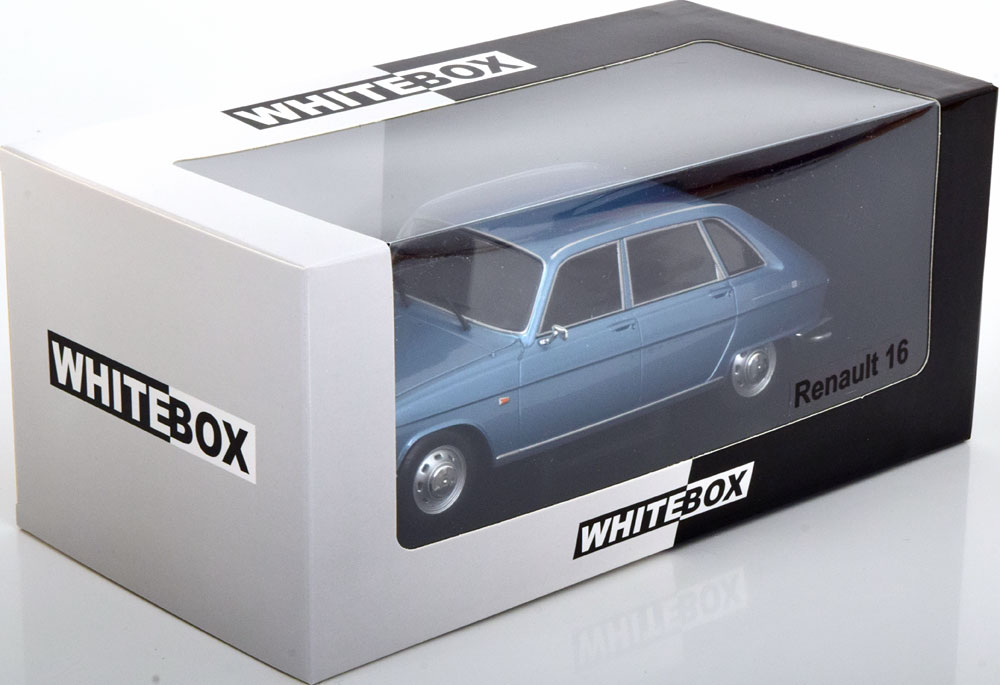 Renault 16 1965 Blauw Metallic 1-24 Whitebox