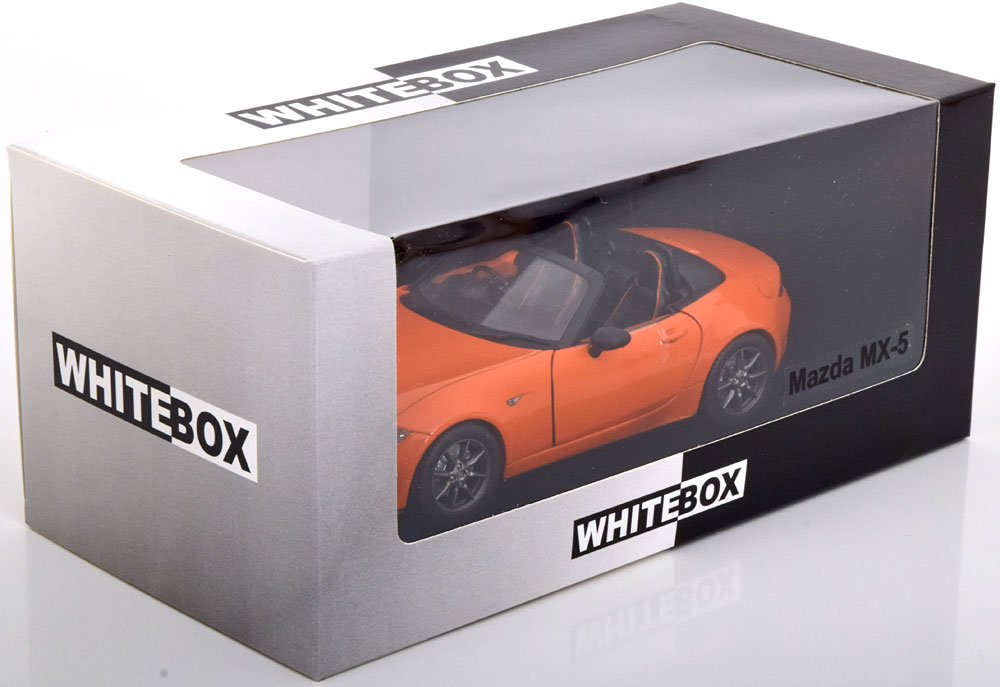 Mazda MX-5 Roadster 2019 Oranje 1-24 Whitebox