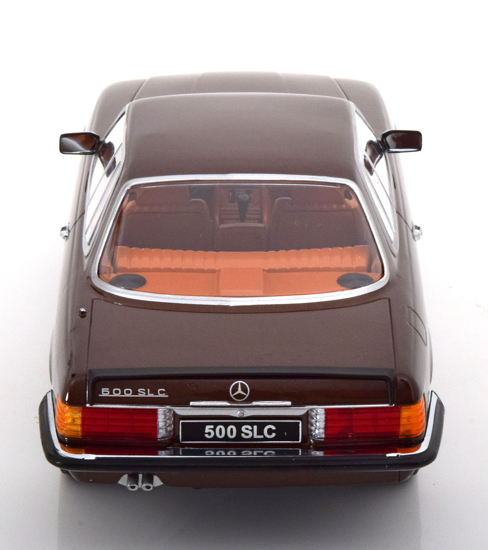 Mercedes-Benz 500 SLC (C107) 1981 Bruin Metallic 1-18 KK-Scale (Metaal)