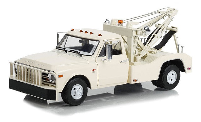 Chevrolet C-30 1969 Dually Wrecker Wit 1-18 Greenlight Collectibles