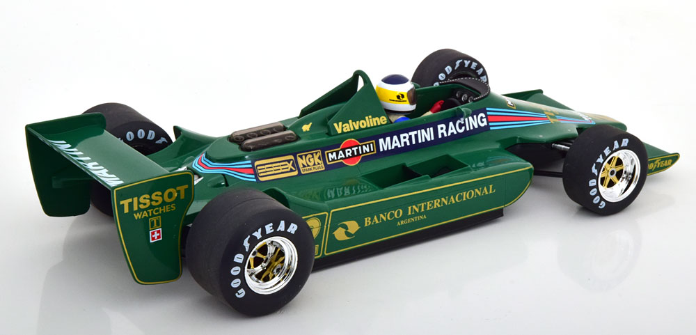 Lotus Ford 79 #2 “Martini Racing” Argentina GP 1979 Carlos Reutemann 1:18 MCG Models
