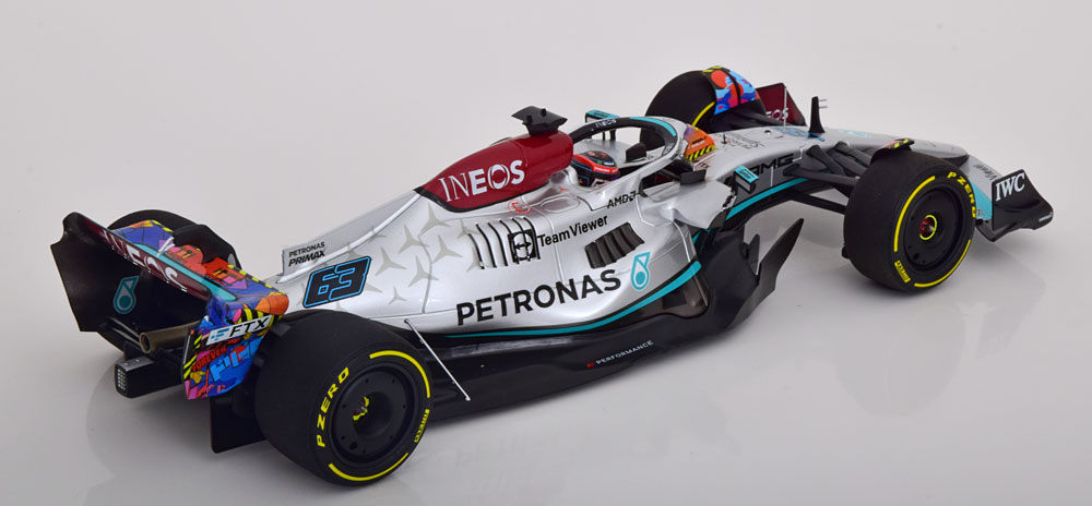 Mercedes-AMG Petronas F1 Team F1 W13 E Performance Miami (USA) GP 2022 George Russell 1-18 Minichamps Limited 450 Pieces
