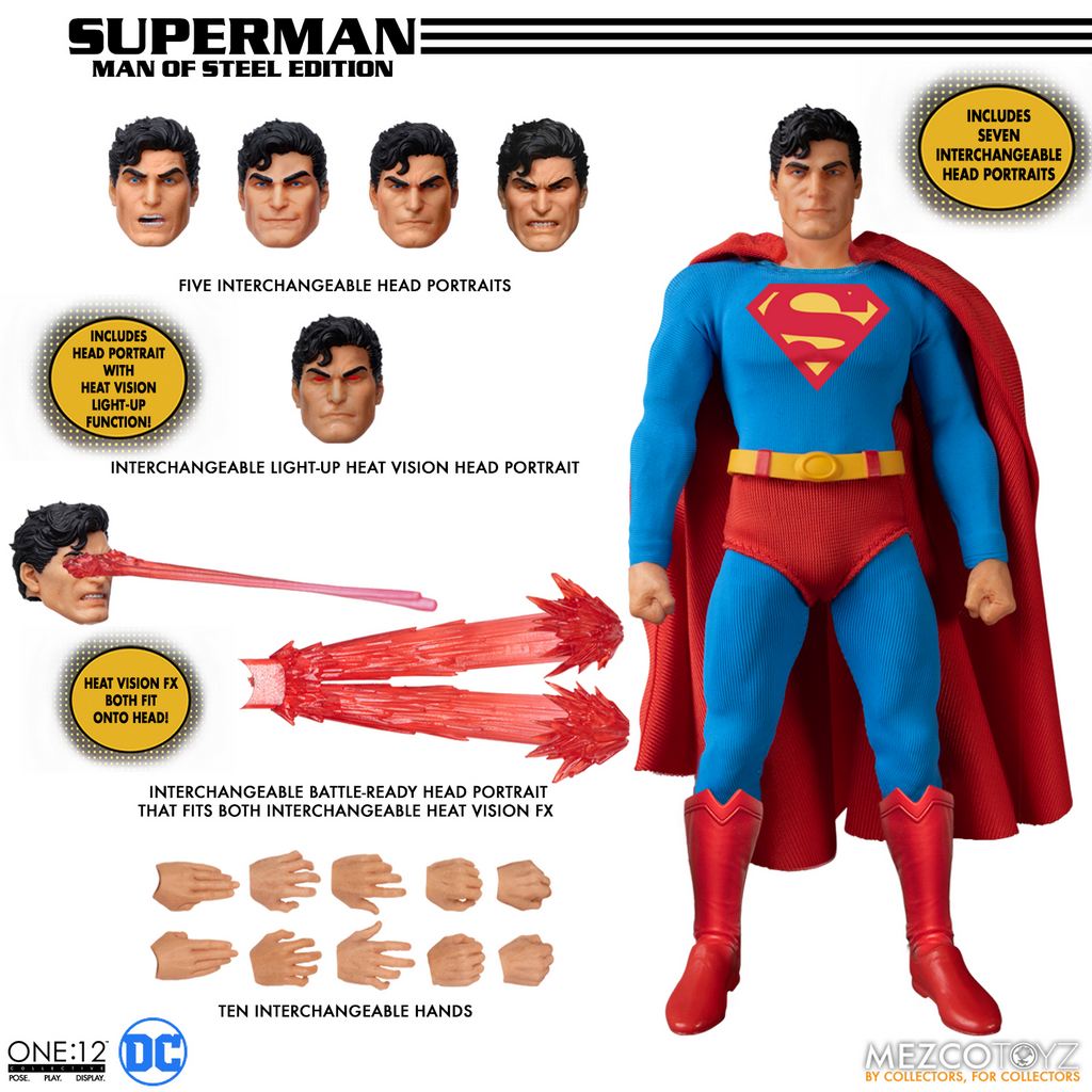 The One:12 Collective: DC Comics - Superman - Man of Steel Edition