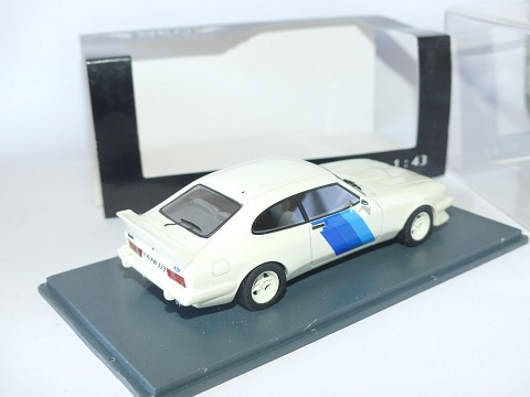 Ford Capri MKIII Werksturbo 1981 Wit / Blauw 1/43 Neo Scale Models (Resin)