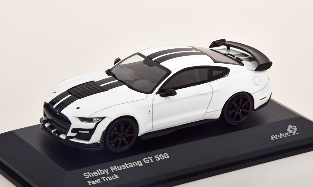 Shelby Mustang GT500 2020 "Fast Track" Wit / Zwart 1-43 Solido