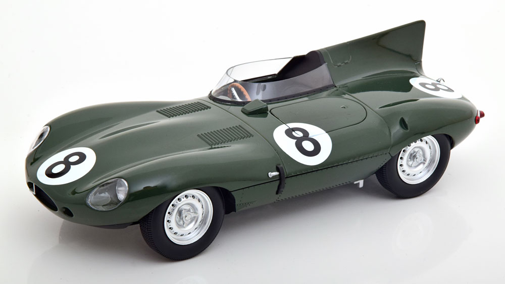 Jaguar D-Type Longnose No.8, 24Hrs Le Mans 1955 Beauman/Dewis 1-18 CMR-Models