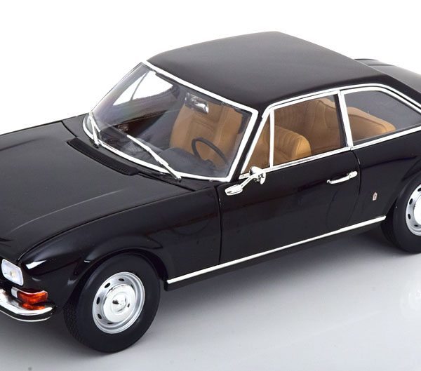 Peugeot 504 Coupe 1972 Zwart 1-18 Norev