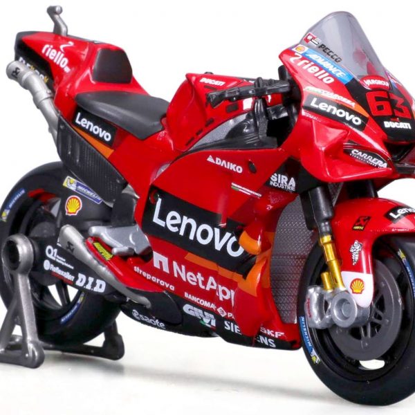 Ducati Desmosedici Lenevo Team #63 MotoGP World Champion 2022 FRANCESCO BAGNAIA 1-18 Maisto