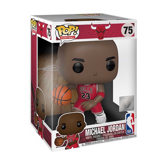 Funko Pop ! NBA Bulls "Michael Jordan" Red Jersey 10 Inch Funko