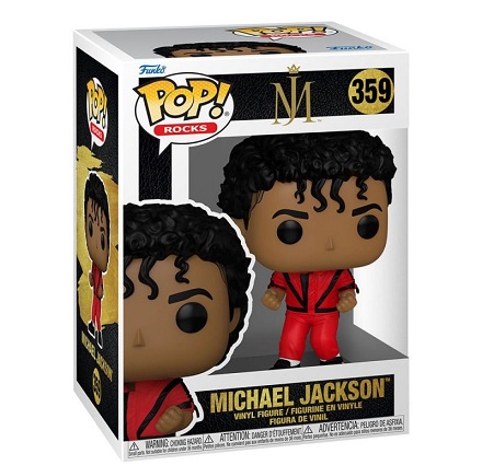 Funko Pop! Rocks: Michael Jackson(Thriller) (Inkl. Protector) Funko