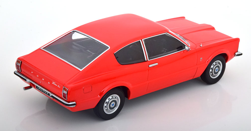 Ford Taunus L Coupe 1971 Rood 1-18 KK-Scale