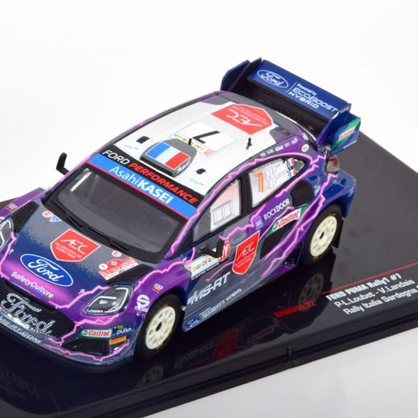 Ford Puma Rally1 No.7, Rally Italia 2022 Loubet/Landais 1-43 Ixo Models