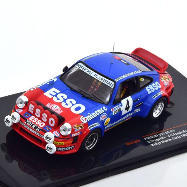 Porsche 911 SC No.4, Rally Monte Carlo 1982 Frequelin/Fauchille 1-43 Ixo Models