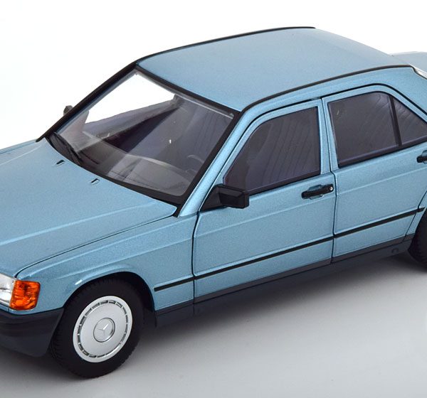 Mercedes-Benz 190E 1984 Blauw Metallic 1-18 Norev