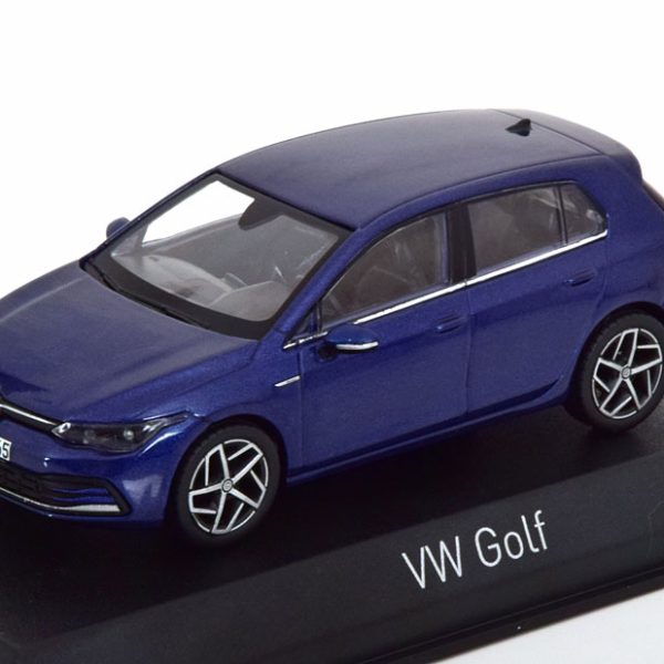 Volkswagen Golf VIII 2020 Blauw Metallic 1-43 Norev