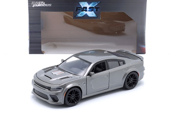 Dodge Charger SRT Hellcat 2021 (Fast X) "Fast & Furious" Grijs Metallic 1-24 Jada Toys