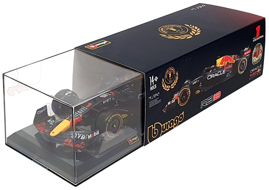 Oracle Red Bull Racing #1 Winner Abu Dhabi GP 2022 Max Verstappen 1-24 Burago Racing Series